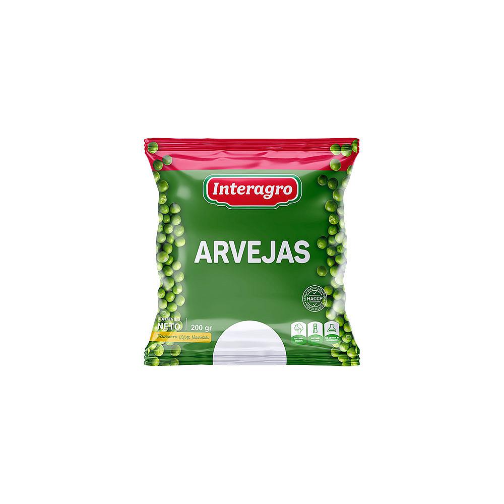 ARVEJA CONGELADA INTERAGRO BOLSA 200 G UNIDAD