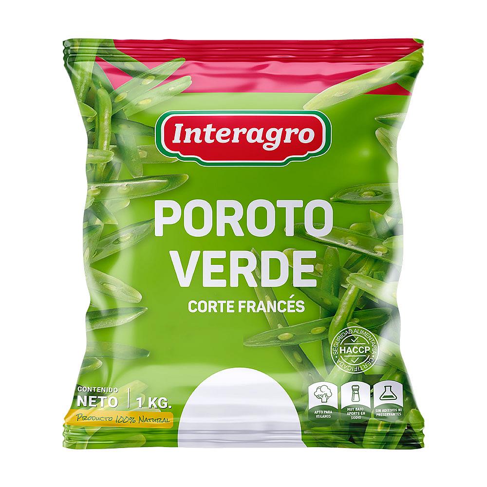 POROTO VERDE CONGELADO INTERAGRO CORTE FRANCES BOLSA 1K UNIDAD