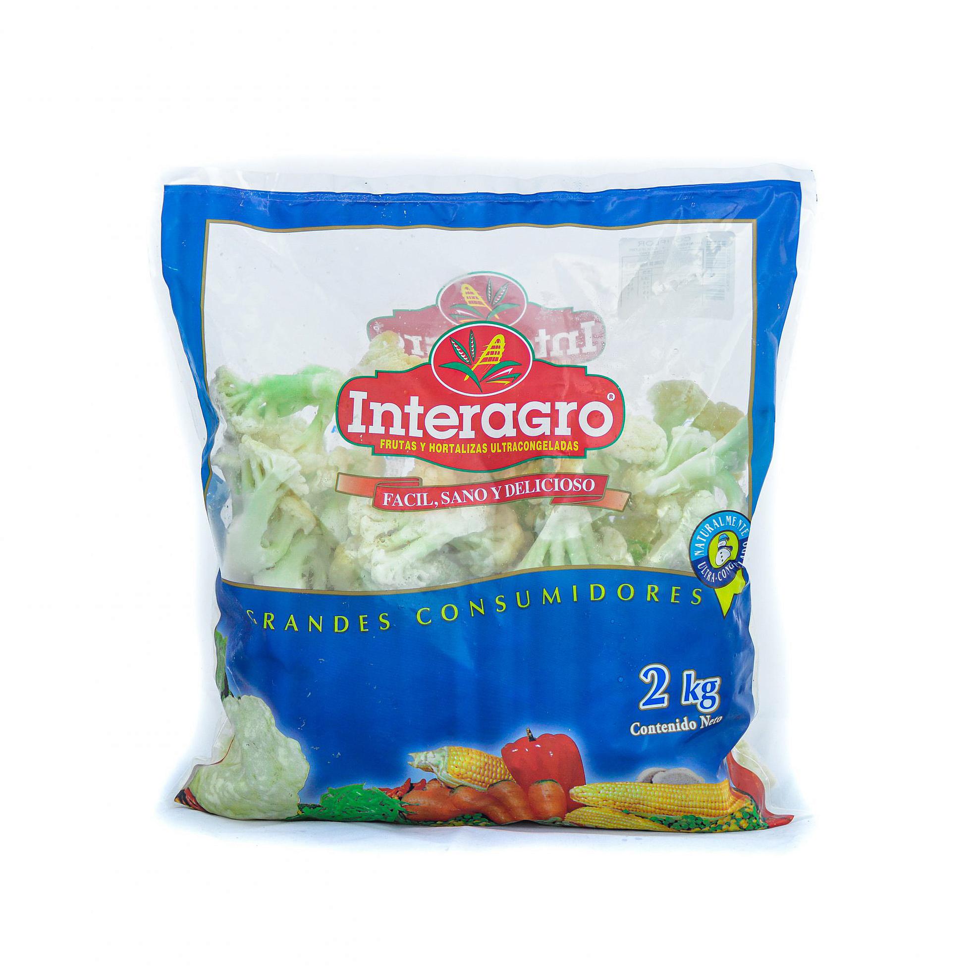 COLIFLOR CONGELADA INTERAGRO BOLSA 1 K UNIDAD