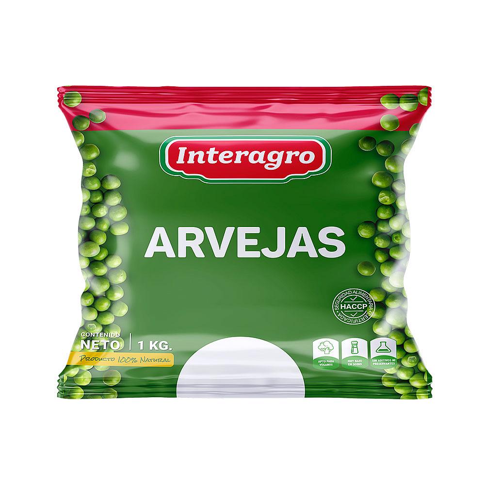 ARVEJA CONGELADA INTERAGRO BOLSA 1 K UNIDAD